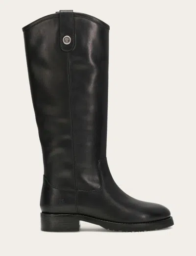 The Frye Company Frye Melissa Lug Button Tall Boots In Black