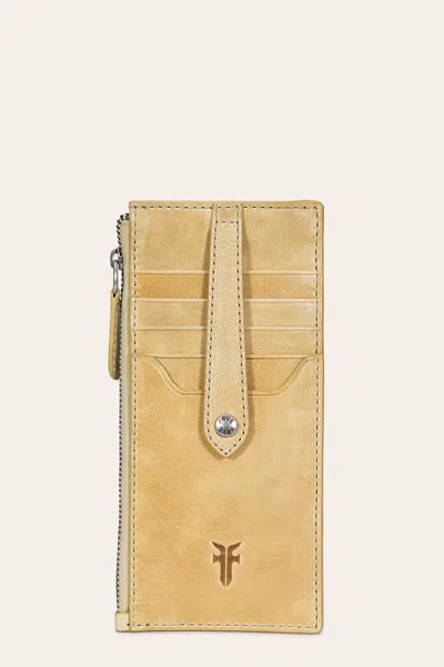 The Frye Company Frye Melissa Snap Card Wallet In Linen