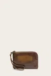 The Frye Company Frye Melissa Wristlet In Dark Brown