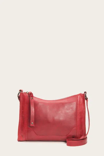 The Frye Company Frye Melissa Zip Crossbody In Red