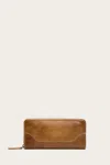 The Frye Company Frye Melissa Zip Wallet In Beige