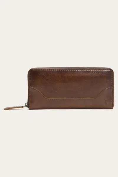The Frye Company Frye Melissa Zip Wallet In Brown