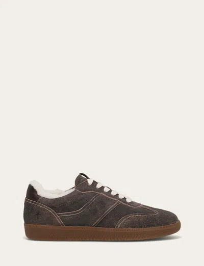 The Frye Company Frye Milly Low Lace Shearling In Brown