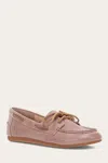 The Frye Company Frye Naya Boat Shoe Sneaker In Woodrose