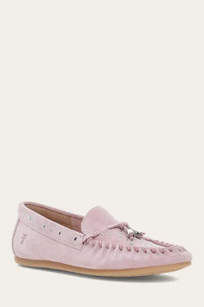 The Frye Company Frye Naya Stud Moc Loafers In Woodrose