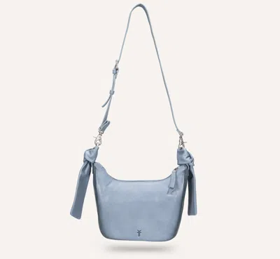 The Frye Company Frye Nora Knotted Crossbody In Washed Denim Leather