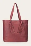 The Frye Company Frye Nora Knotted Tote In Burgundy