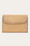 The Frye Company Frye Nora Small Wallet In Beige