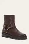 The Frye Company Frye Olivia Harness Short Booties In Chocolate