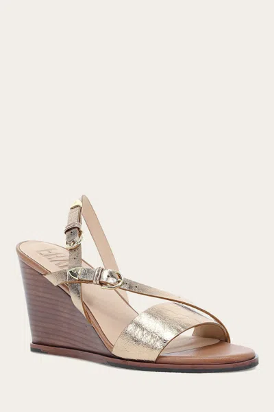 The Frye Company Frye Rachel Buckle Sandal Sandals In Dark Gold