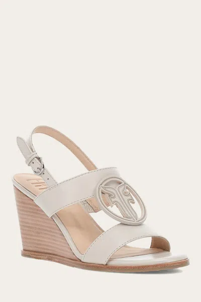 The Frye Company Frye Rachel Logo Sandal Sandals In Ivory