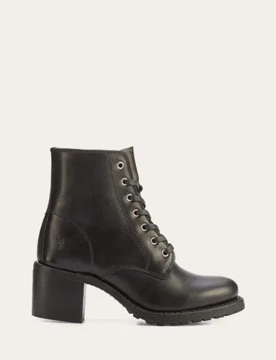 The Frye Company Frye Sabrina 6g Lace Up Boots In Black