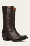 The Frye Company Frye Sacha Mid Pull On Western Boots In Chocolate