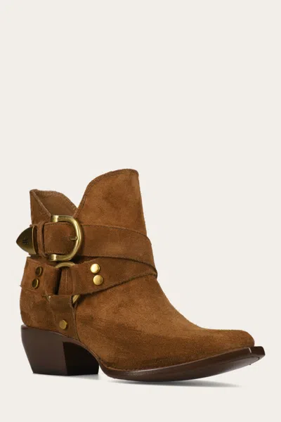 The Frye Company Frye Sacha Multi Strap Bootie In Bark