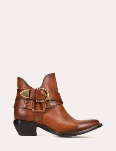 The Frye Company Frye Sacha Multi Strap Booties In Brown