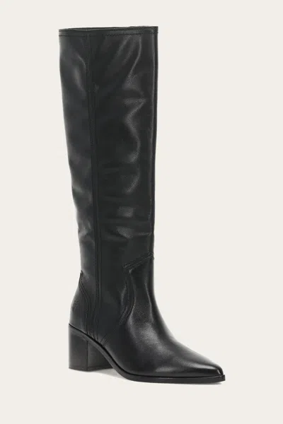 The Frye Company Frye Sadie Softy Tall Booties In Black