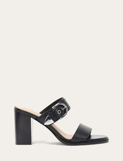 The Frye Company Frye Stella Buckle Slide Sandals In Black