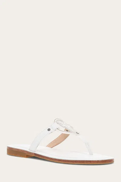 The Frye Company Frye Taylor Logo Sandal Sandals In White