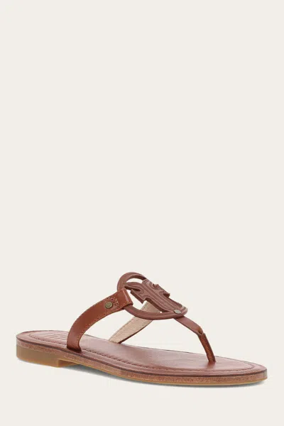 The Frye Company Frye Taylor Logo Sandal Sandals In Cinnamon