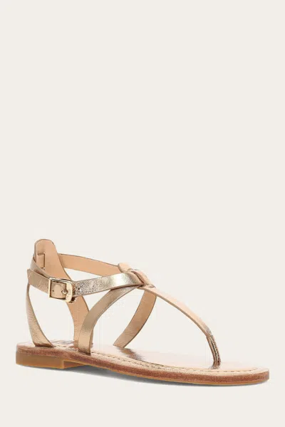 The Frye Company Frye Taylor Sandal Sandals In Dark Gold