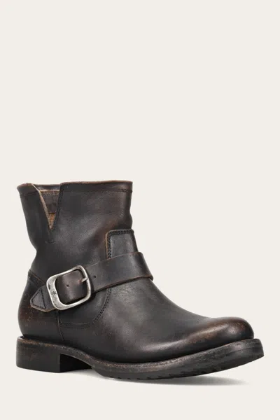 The Frye Company Frye Veronica Flex Booties In Antique Black