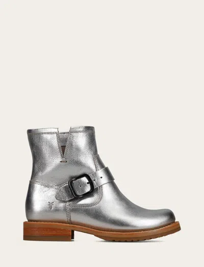 The Frye Company Frye Veronica Flex Booties In Silver