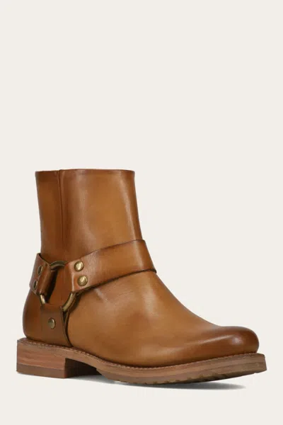 The Frye Company Frye Veronica Flex Harness Booties In Caramel