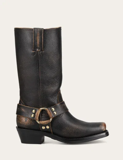 The Frye Company Harness 12r Womens Boots In Black/tan