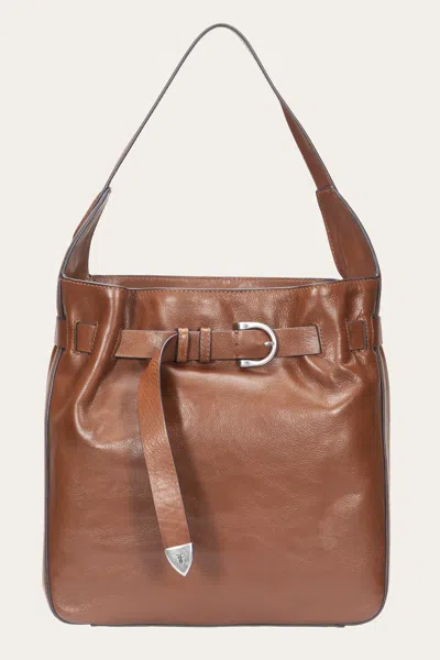 The Frye Company Heather Hobo In Cognac