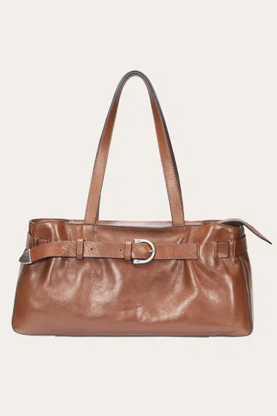 The Frye Company Heather Satchel In Cognac