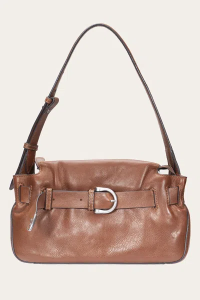 The Frye Company Heather Shoulder In Cognac