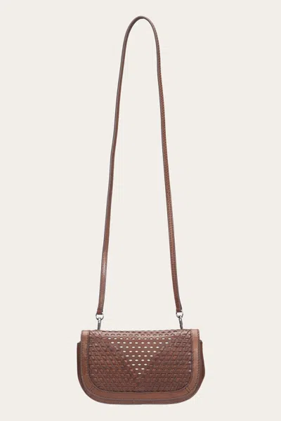 The Frye Company Jennie Wallet Crossbody In Cognac