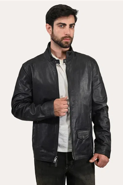 The Frye Company Lawton Biker Jacket In Black