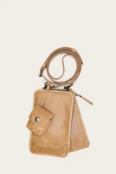 The Frye Company Melissa 3 In 1 Crossbody In Beige