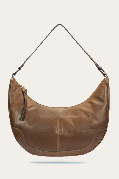 The Frye Company Melissa Crescent Hobo In Brown