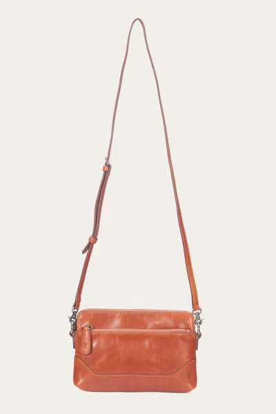 The Frye Company Melissa Crossbody Wristlet In Persimmon