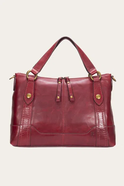 The Frye Company Melissa Medium Satchel In Burgundy