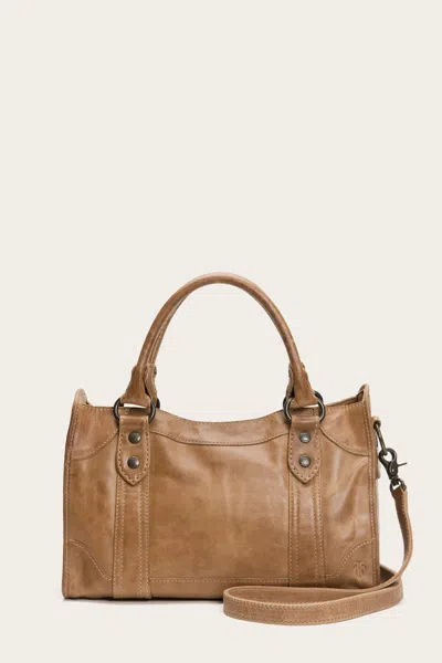 The Frye Company Melissa Satchel In Beige