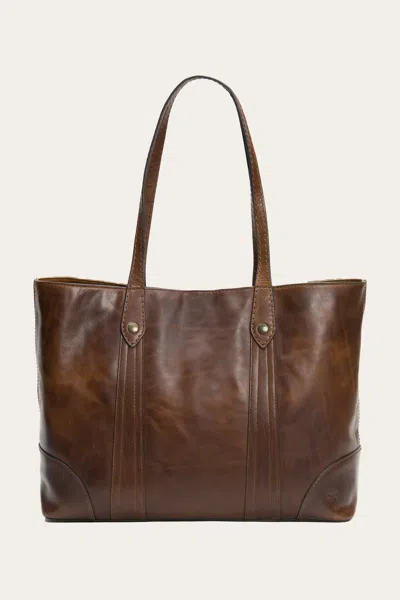 The Frye Company Melissa Shopper In Dark Brown