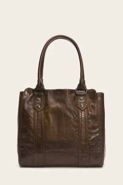 The Frye Company Melissa Tote In Dark Brown