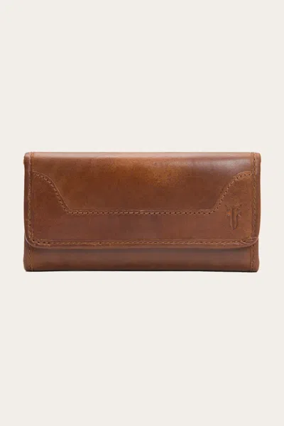 The Frye Company Melissa Wallet In Cognac