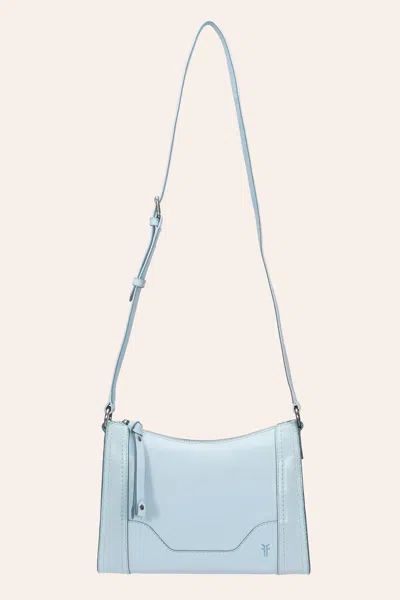The Frye Company Melissa Zip Crossbody In Light Sky