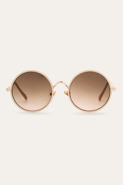 The Frye Company Nicola Sunglasses In Nude