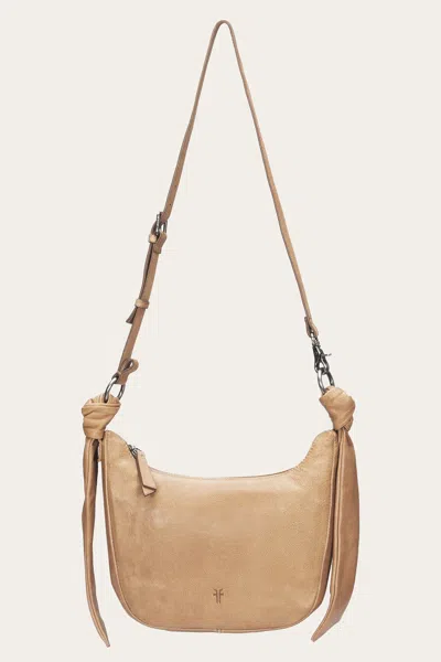The Frye Company Nora Knotted Crossbody In Beige