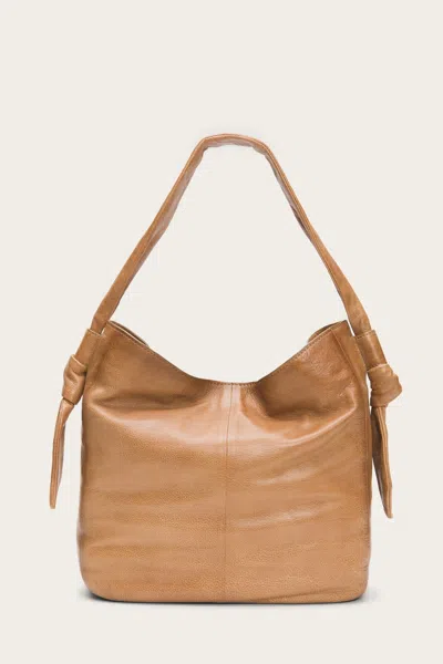 The Frye Company Nora Knotted Hobo In Sand