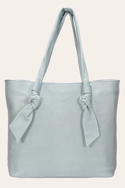 The Frye Company Nora Knotted Tote In Light Sky