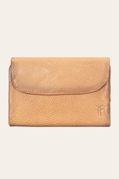 The Frye Company Nora Small Wallet In Beige