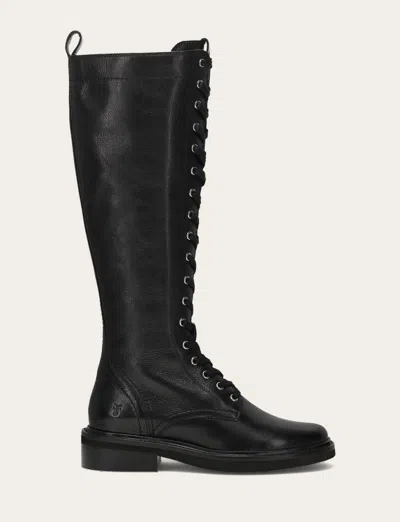 The Frye Company Phoebe Lace Up Tall Boots In Black