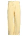 The Future Man Pants Pastel Yellow Size Xl Cotton