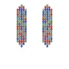 The Gala Women's Elenora  Oval  Cascade Crystal Earrings In Multi